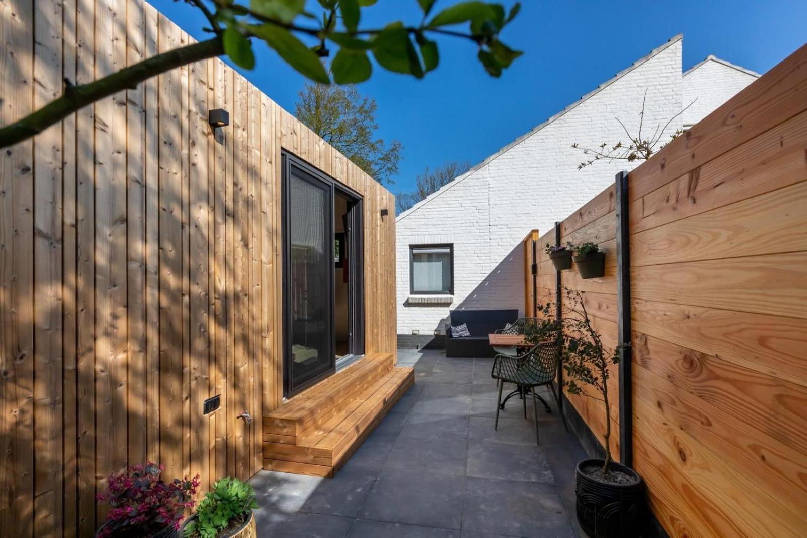 Villa Tinyhouse La Mouette - D. Koddelaan 34, Zoutelande Esterno foto
